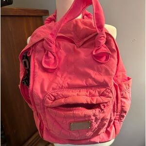 Marc Jacobs Pink Quilted Backpack